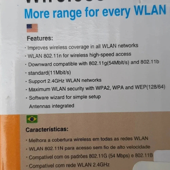 New in box Wireless-N Wifi Repeater Model AR-2831WE - Picture 4 of 7